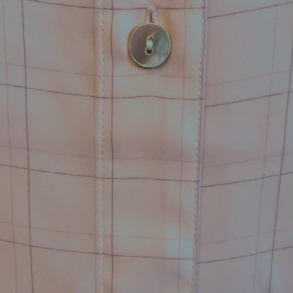 Talbots Womens Long Sleeve Button Pink Blouse NWT - Picture 2 of 5